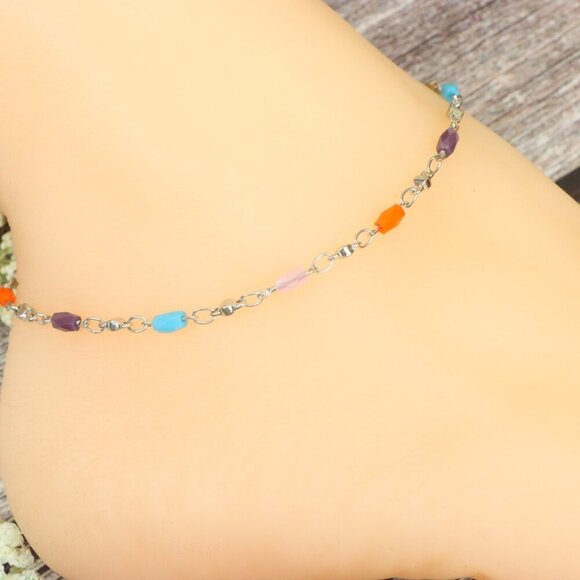 "Elegant Handmade Anklet – Delicate Jewelry for Women, MAR092051 - Picture 9 of 10